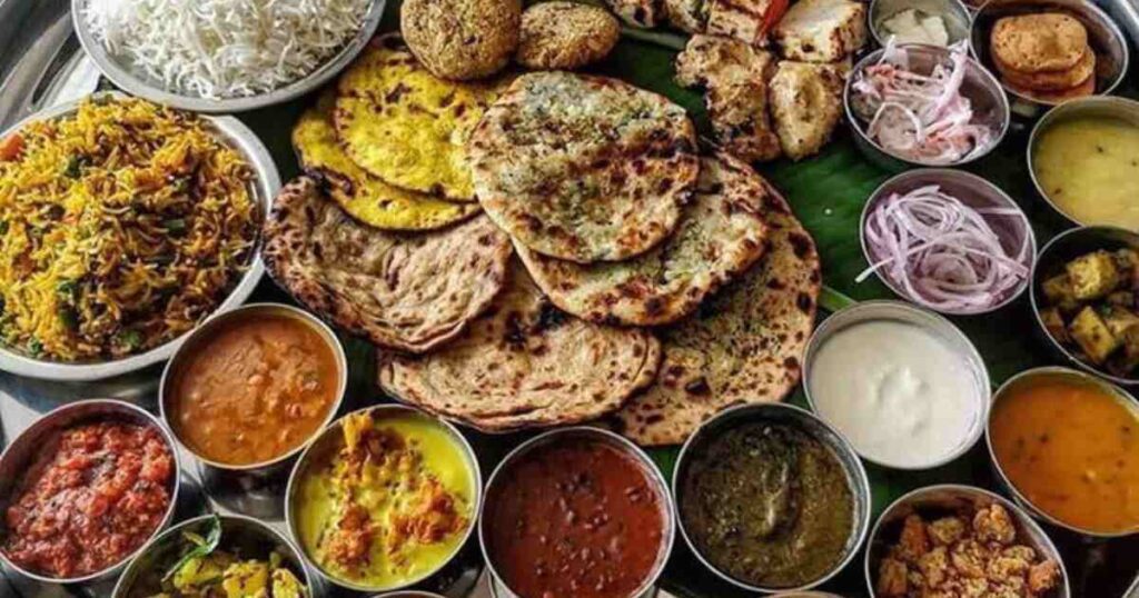 Delicious Indian Dishes (1) (1) 54 delicious Indian food captions featuring samosas, biryani, paneer tikka and street food for Instagram