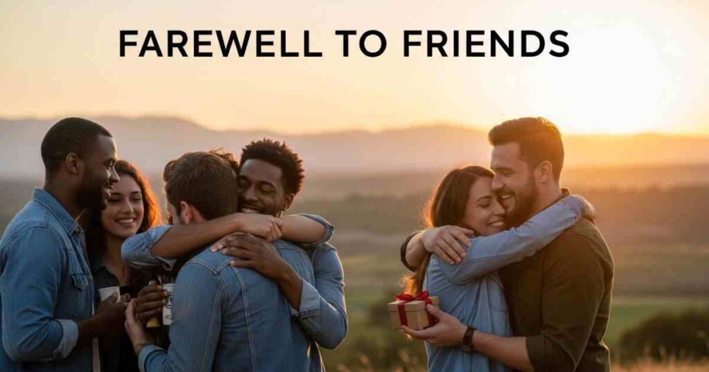 Farewell to Friends (1) “Farewell to friends captions for Instagram – emotional goodbye messages celebrating friendship and shared memories.”