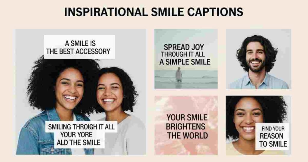 Inspirational Smile Captions (1) Inspirational Smile Captions