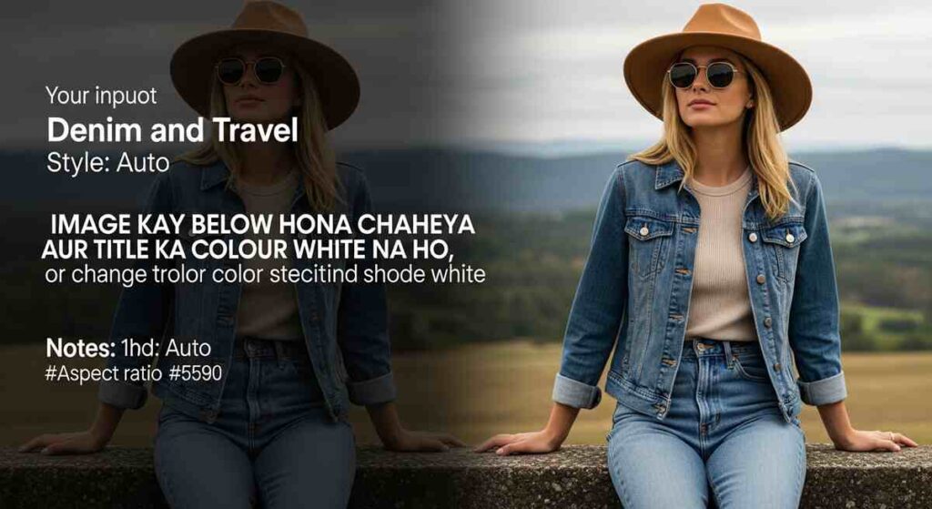 Denim fashion for travel - stylish outfit ideas and travel inspiration