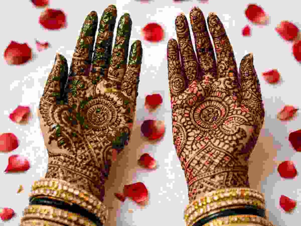 Bridal mehndi captions for Instagram – personal and transformative bride quotes"